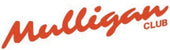 Mulligan Club logo in red on a white background